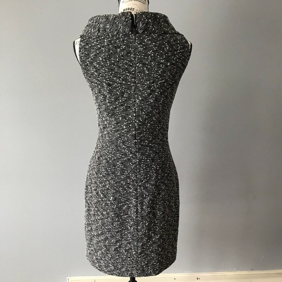 MUSE Black White Belted Waist Dress - Picture 2 of 8